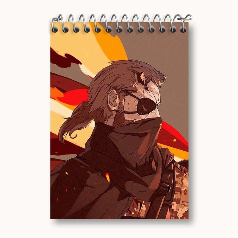دفتر یادداشت 50 برگ خندالو مدل بازی متال گیر (Metal Gear) کد 33159
