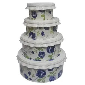 ظرف نگهدارنده مدل گلها کد VLT01 مجموعه 4 عددی