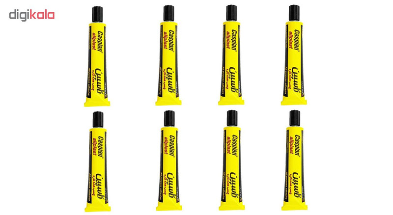 چسب همه کاره کاسپین مدل allplast حجم 50 میلی گرم بسته 8 عددی