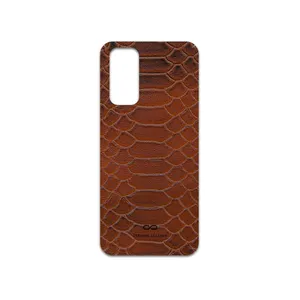 MAHOOT Brown-Snake-Leather Cover Sticker for Xiaomi Redmi Note 11