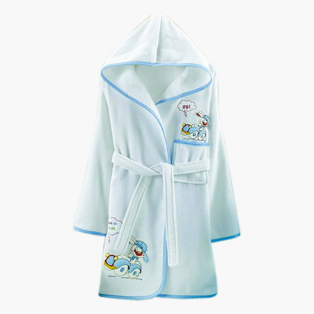 حوله پالتویی کودک طرح خرگوش سایز 90