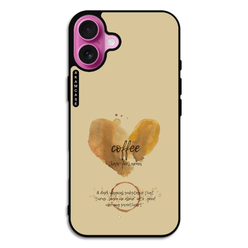 کاور آکام مدل AMC-WA16PLUS-COFFEE-15 مناسب برای گوشی موبایل اپل iPhone 16 Plus
