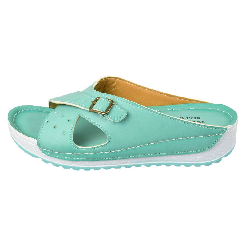 دمپایی زنانه شهرام طب مدل طبی فیونا GRN.4226