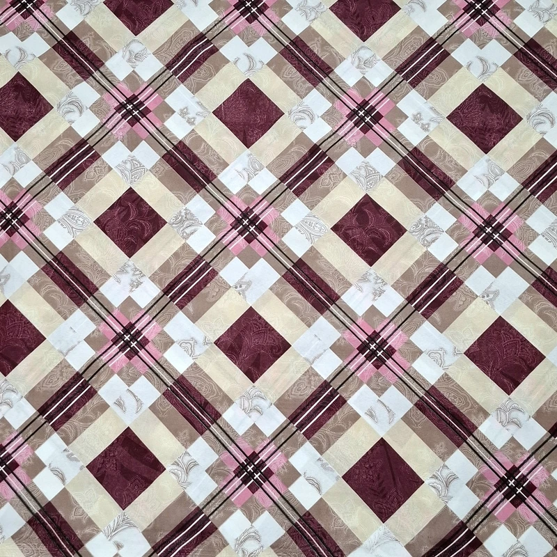 پارچه ملحفه عرض 1.96 متر مدل یاقوت رنگ زرشکی