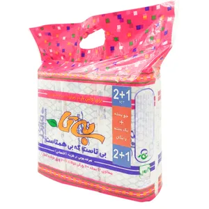 دستمال کاغذی 200 برگ بی تا مدل BI__EQ-PINK600 کد 10بسته 3 عددی