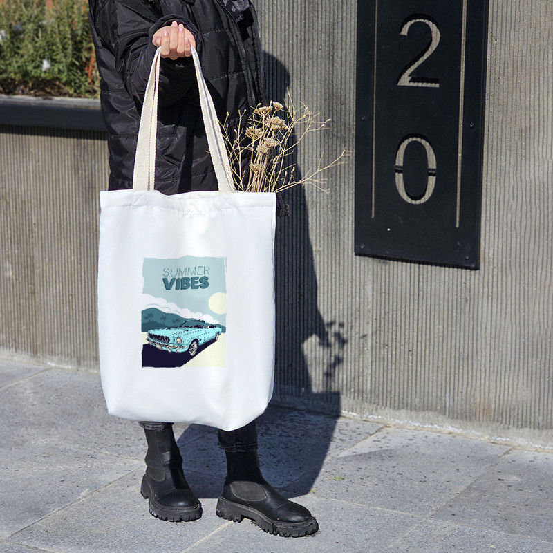 ساک خرید خندالو مدل Summer Vibes کد H1643