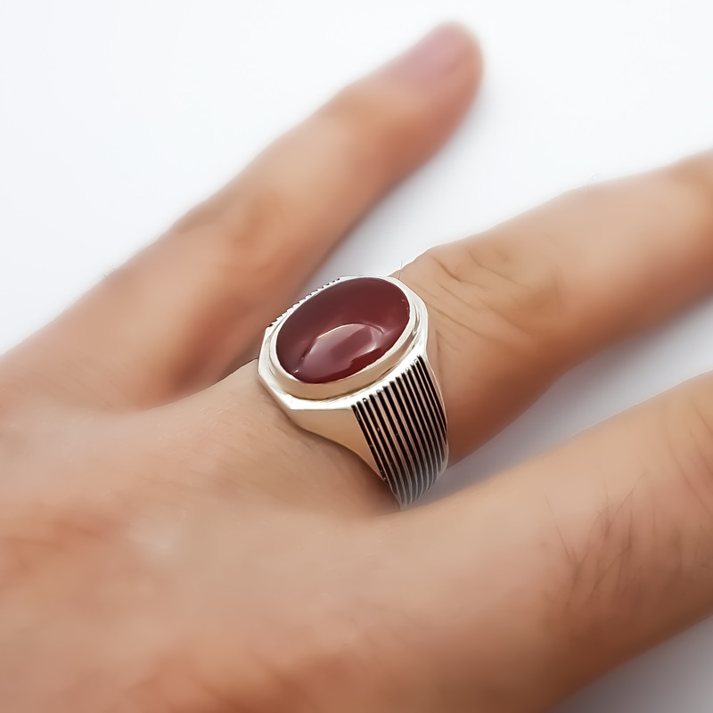 انگشتر نقره مردانه مدل VA3295 انگشتر نقره مردانه مدل VA3295