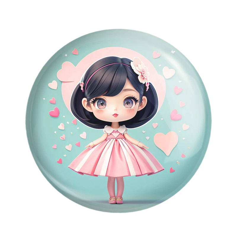 مگنت خندالو مدل دخترانه (Girlish) کد 36871