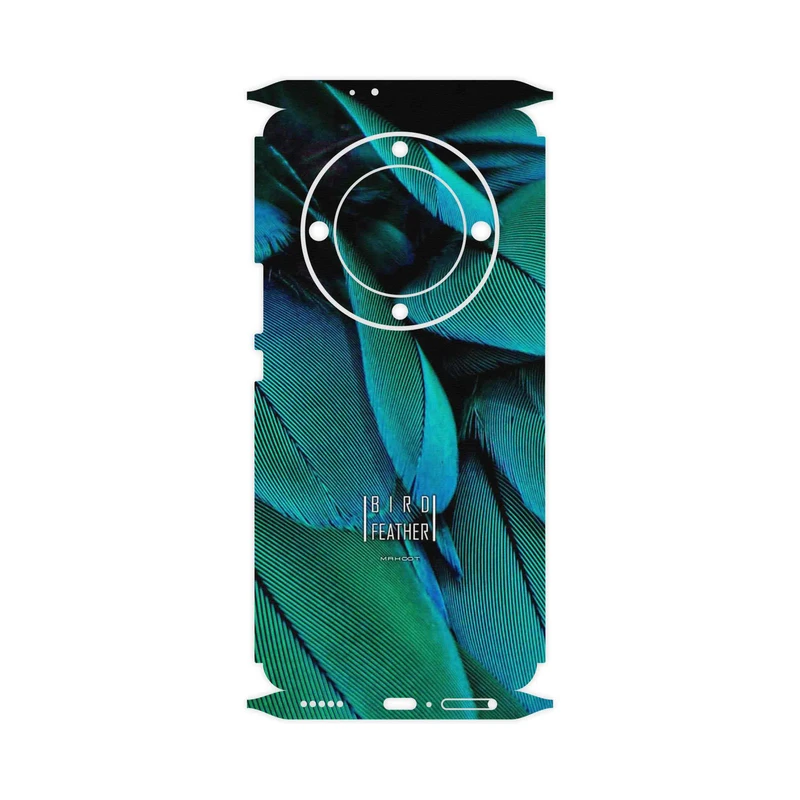 برچسب پوششی ماهوت مدل Green Feather-FullSkin مناسب برای گوشی موبایل آنر Magic 5 Lite