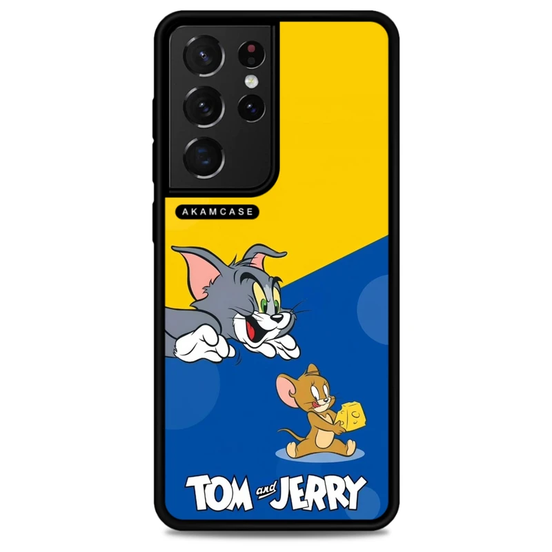 کاور آکام مدل AMC-WSGS21U-TOM & JERRY15 مناسب برای گوشی موبایل سامسونگ Galaxy S21 Ultra