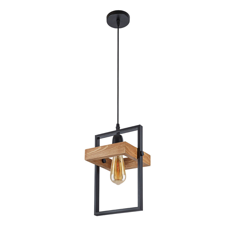 لوستر آویز یک شعله چشمه نور کد AB1335/1BK