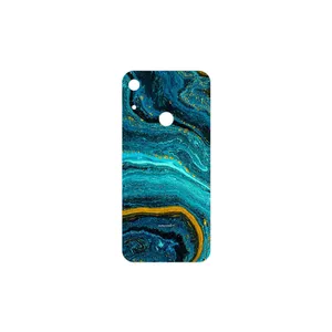 MAHOOT Turquoise marblewith golden streaks Cover Sticker for Huawei Y6s 2019