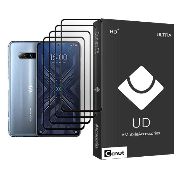 محافظ صفحه نمایش کوکونات مدل UDB Ultra MIX004 مناسب برای گوشی موبایل شیائومی Black Shark 4 بسته چهار عددی