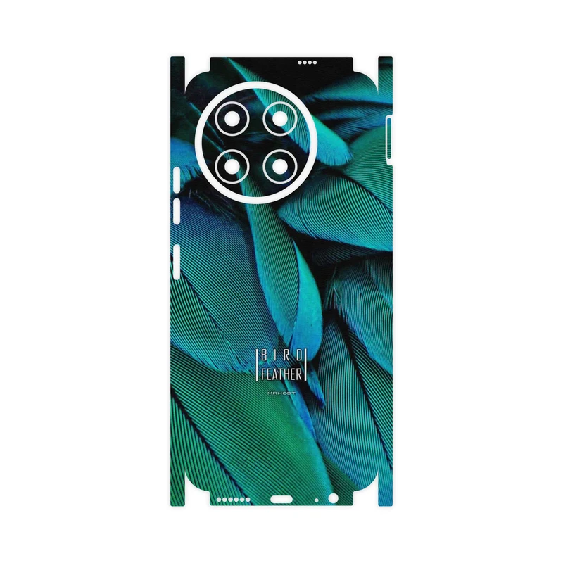 برچسب پوششی ماهوت مدل Green Feather-FullSkin مناسب برای گوشی موبایل تکنو Spark 30 Pro