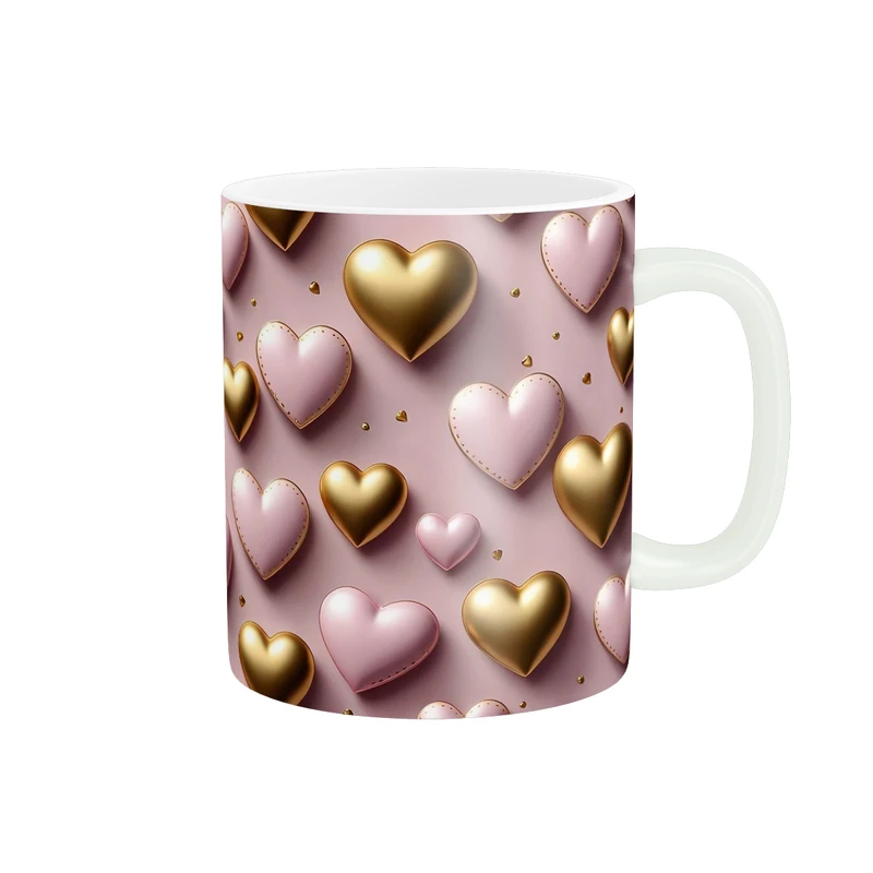 ماگ پاد آفرین طرح قلب کد 1606