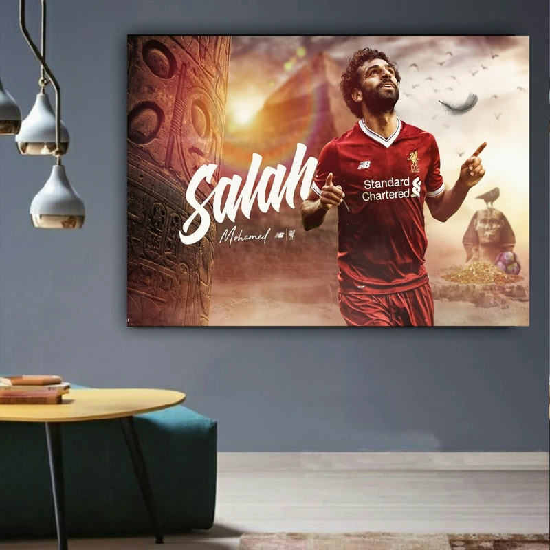 تابلو بوم طرح فوتبال مدل Mohamad Salah کد AR1780