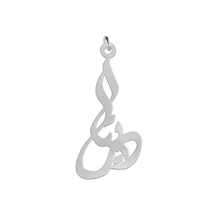 آویز گردنبند نقره زنانه لیردا مدل اسم دوریتا med sss dorita4
