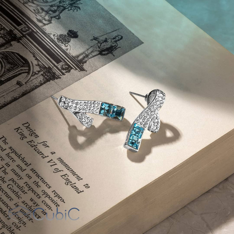 گوشواره زنانه کوبیک مدل QE-40978