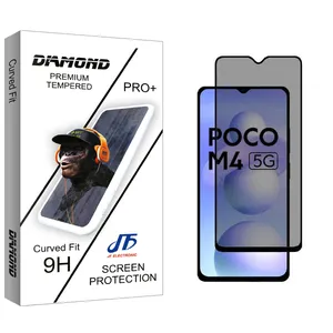 JF Diamond Privacy Screen Protector For Xiaomi Poco M4 5G