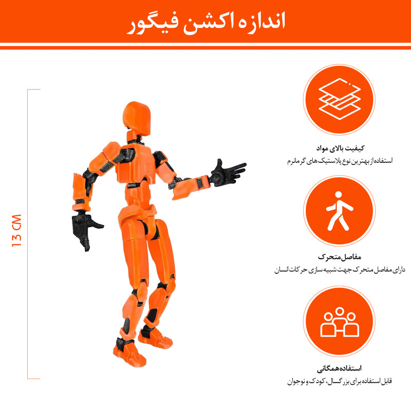 اکشن فیگور لاکی 13 مدل Dummy 13 کد O13