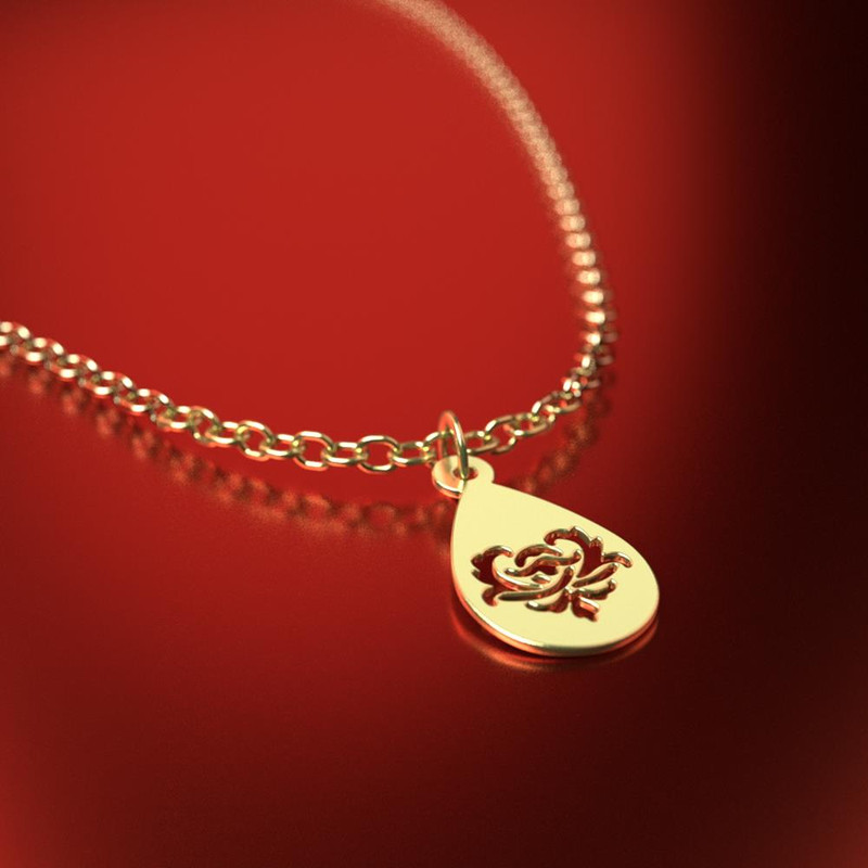 آویز ساعت طلا 18 عیار زنانه مدوپد مدل هندسی کد CA13731