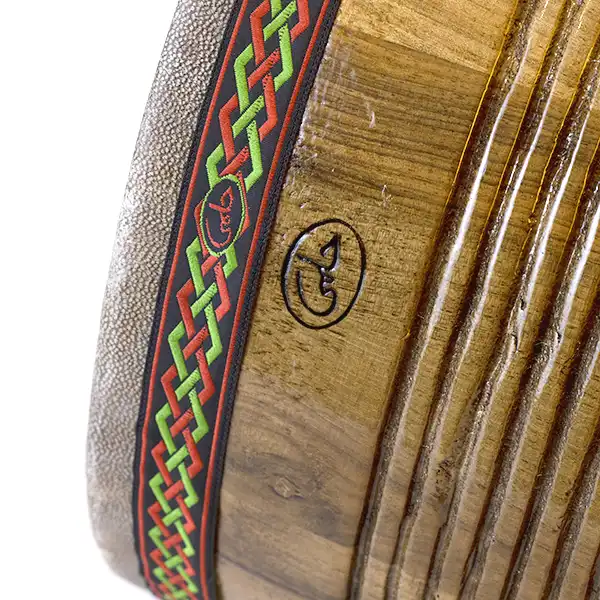 تنبک حلمی مدل ترکه ای پوست گوساله