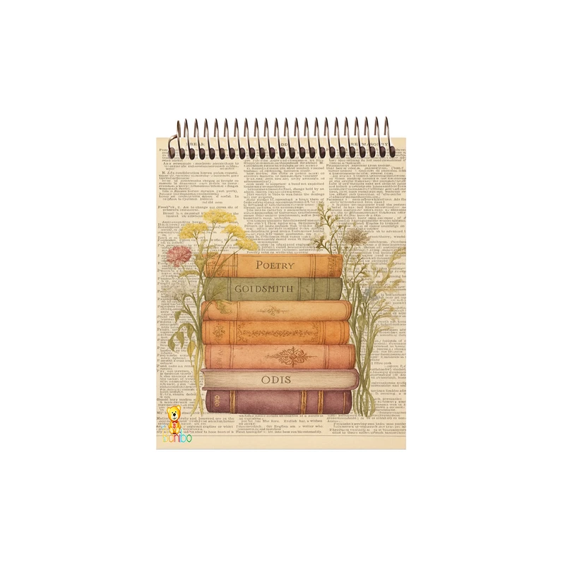 دفتر نقاشی 50 برگ بانیبو مدل کتاب کد 2717