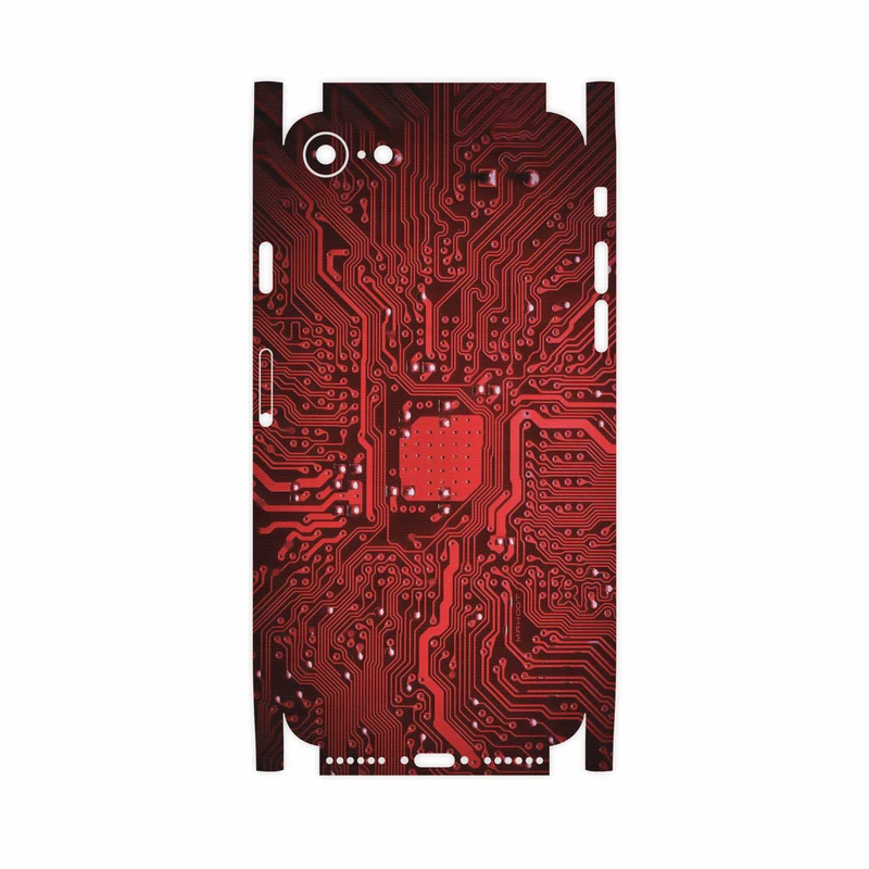 برچسب پوششی ماهوت مدل Red Printed Circuit Board-FullSkin مناسب برای گوشی موبایل اپل iPhone SE 2020
