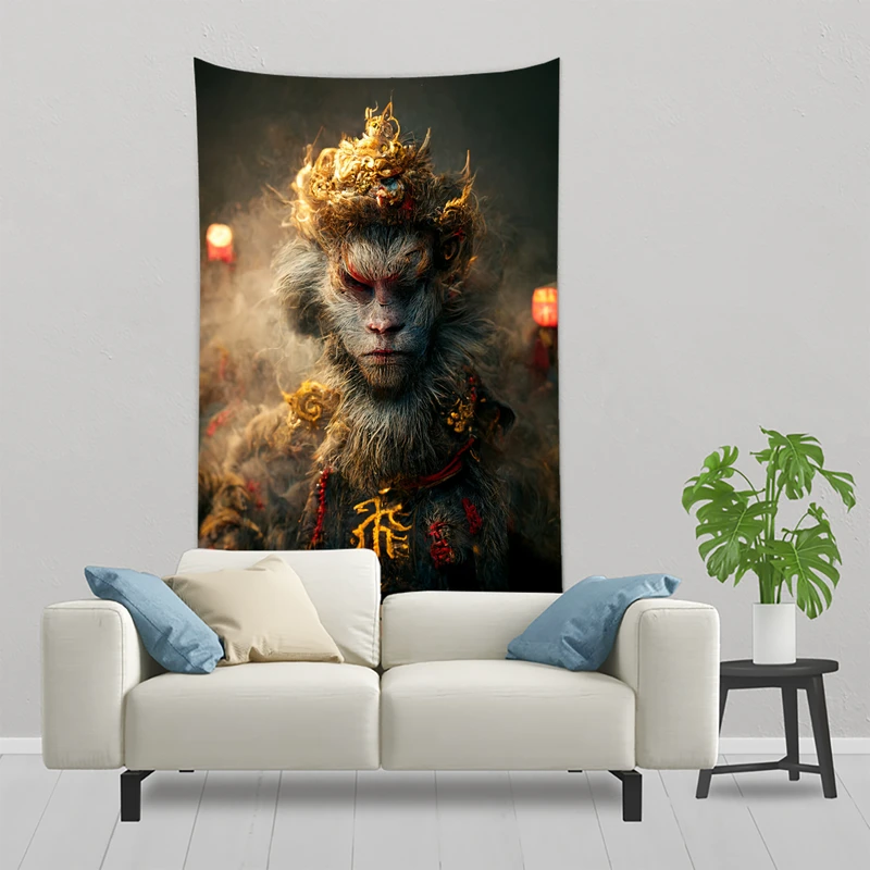 پوستر پارچه ای پرینتینگ لند طرح Midjourney کد M28