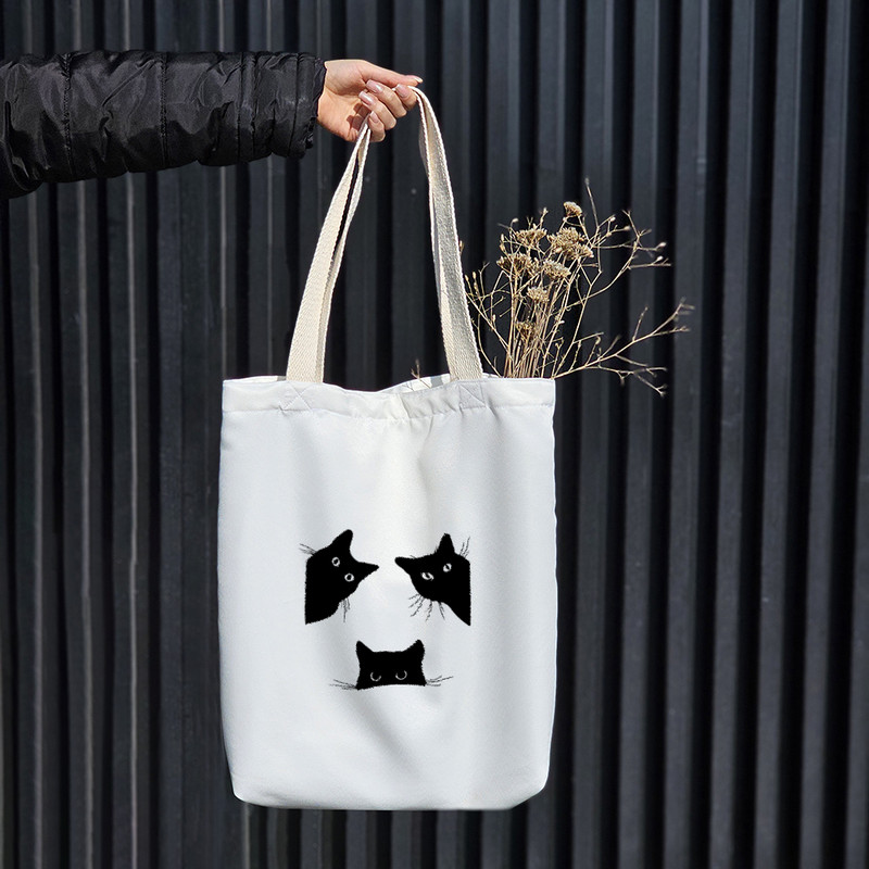 ساک خرید خندالو مدل سه گربه کد 8420