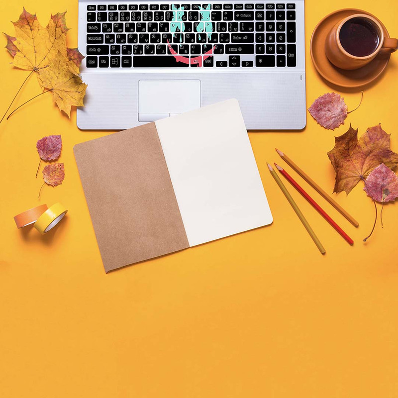 برچسب حروف فارسی کیبورد مدل marshmello mask eye کد K-347 