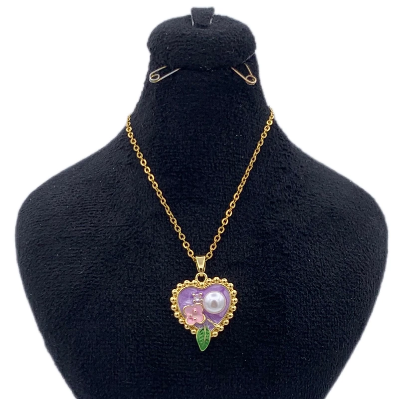 گردنبند دخترانه مدل میناکاری KYTAKP095