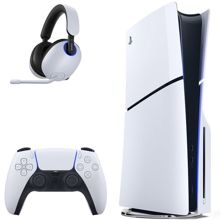 نکته خرید - قیمت روز کنسول بازی سونی مدل PlayStation 5 Slim ظرفیت یک ترابایت ریجن 2000 آسیا به همراه هدست خرید