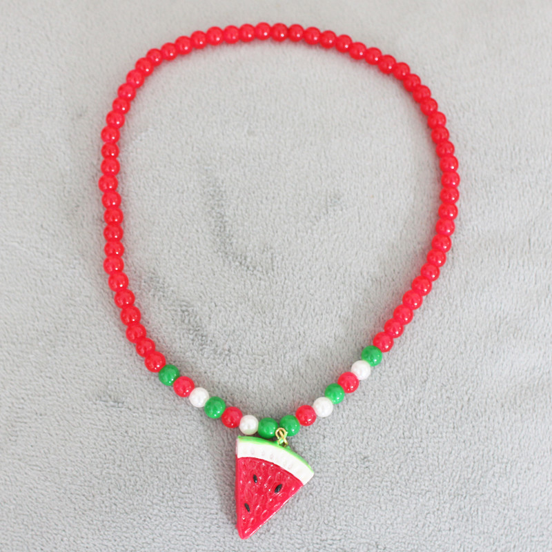 گردنبند دخترانه مدل هندوانه یلدا