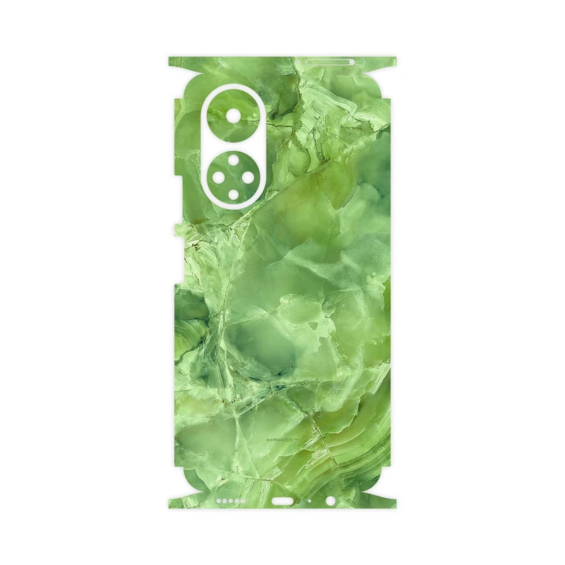 برچسب پوششی ماهوت مدل Green-Crystal-Marble-FullSkin مناسب برای گوشی موبایل آنر X7