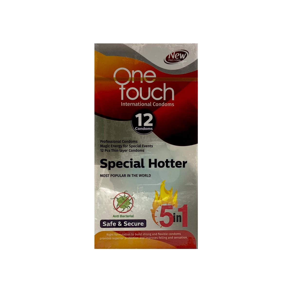 کاندوم وان تاچ مدل Special Hotter  بسته ۱۲ عددی