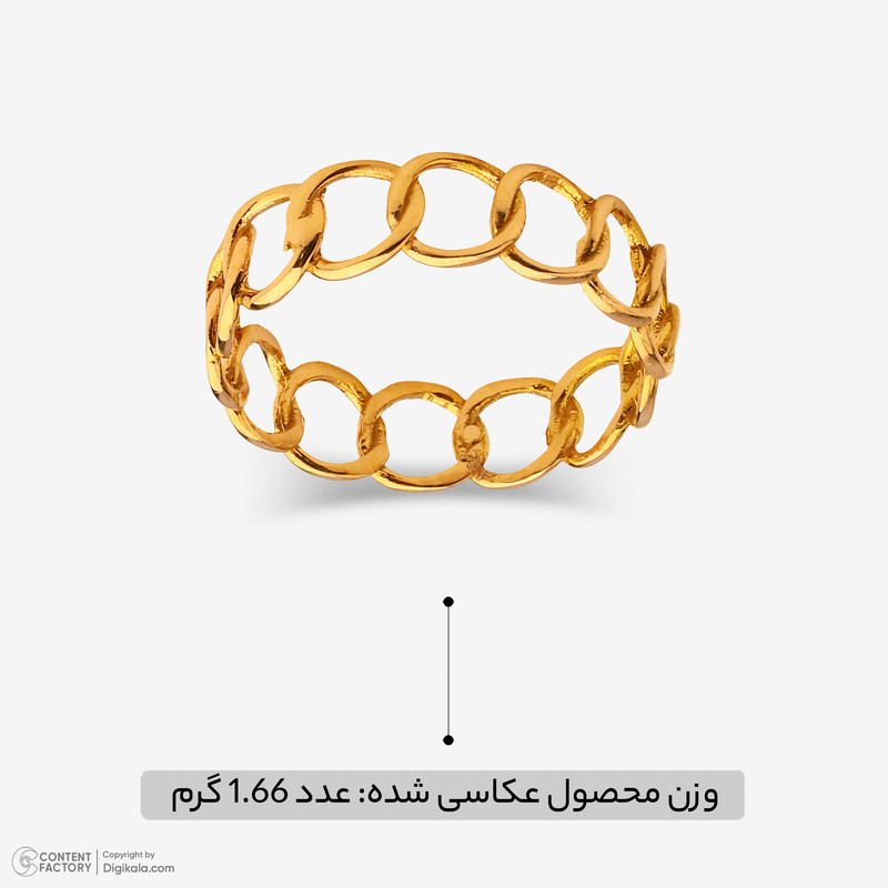 انگشتر طلا 18 عیار زنانه مایا ماهک مدل MR1187  - 6
