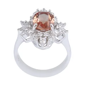 انگشتر نقره زنانه بازرگانی میلادی مدل سنگ اونیکس کد AWR_1028