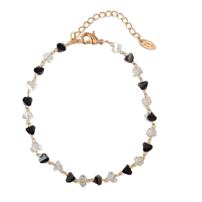 پابند زنانه زد جی جولری مدل کریستالی پابند زنانه زد جی جولری مدل کریستالی