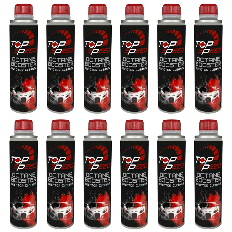 اُکتان بوستر و تمیز کننده انژکتور  تاپ اِسپید  کد T-20 حجم 300 میلی لیتر  بسته 12 عددی