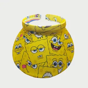 کلاه آفتابگیر بچگانه مدل باب اسفنجی