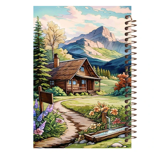 دفتر طراحی مشایخ مدل کلبه ای در طبیعت طرح اسکرپ بوک کد JA19