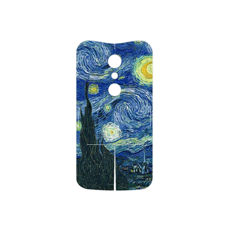 برچسب پوششی ماهوت مدل The Starry Night of van Gogh مناسب برای گوشی موبایل موتورولا Moto G 2nd gen