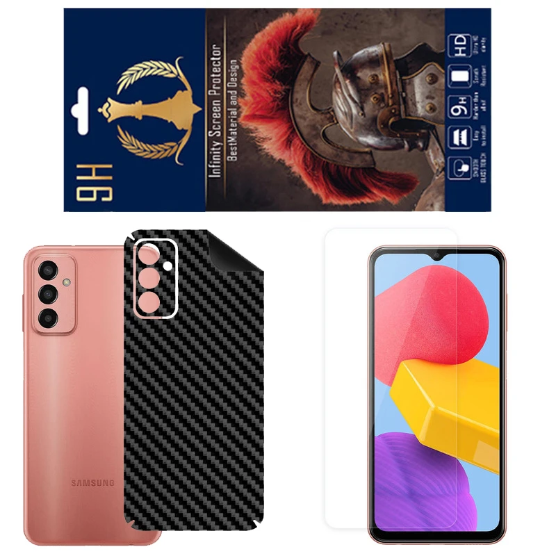 برچسب پوششی اینفینیتی مدل FC مناسب برای گوشی موبایل سامسونگ Galaxy F13 به همراه محافظ صفحه نمایش