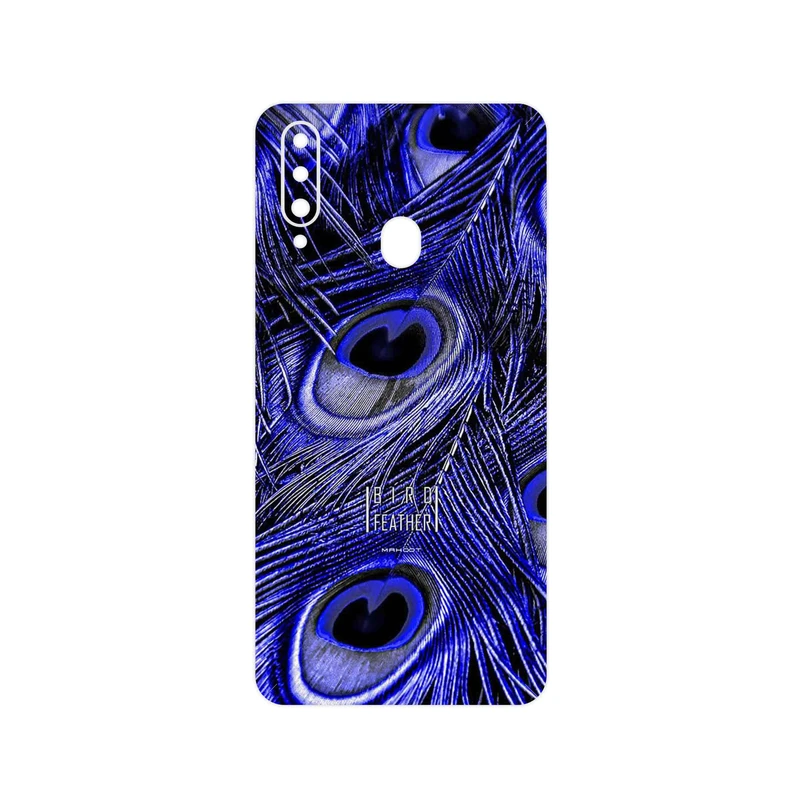 برچسب پوششی ماهوت مدل Purple Feather مناسب برای گوشی موبایل سامسونگ Galaxy A20s