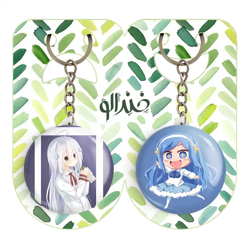 جاکلیدی خندالو مدل هیکاری انیمه اوماروچان کد 1850118505 مجموعه 2 عددی