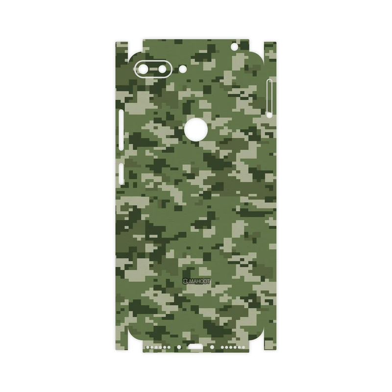 برچسب پوششی ماهوت مدل Army-Green-Pixel-FullSkin مناسب برای گوشی موبایل جی پلاس T10