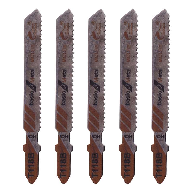 تیغ اره عمود بر آهن موتا مدل کوتاه کد T118B مجموعه 5 عددی
