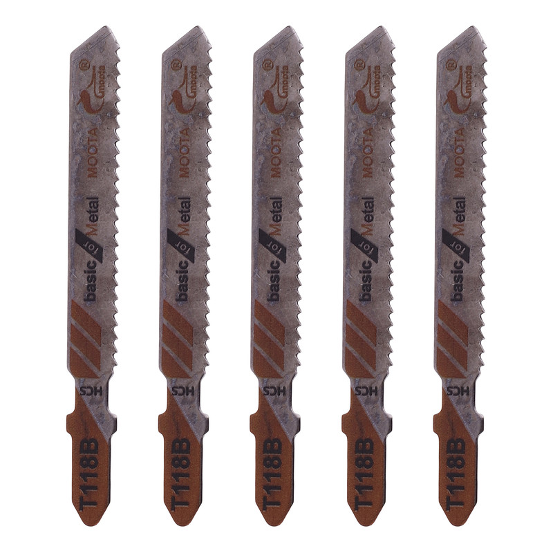 تیغ اره عمود بر آهن موتا مدل کوتاه کد T118B مجموعه 5 عددی 