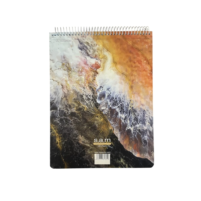 دفتر شطرنجی ۱۰۰ برگ سم طرح دریا